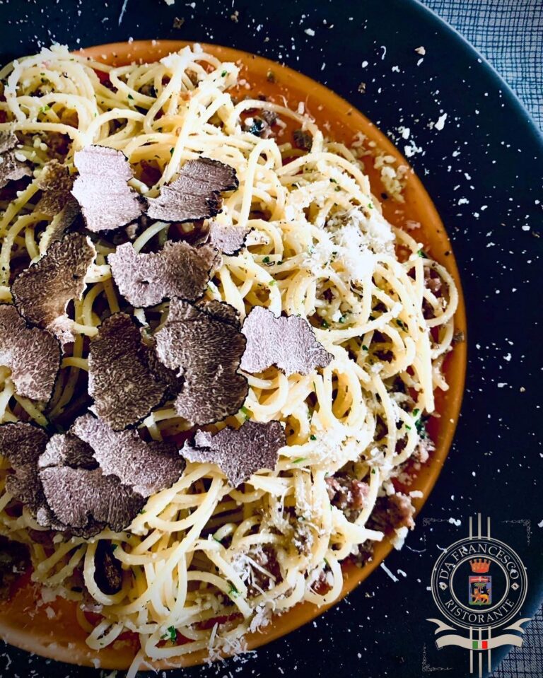 pasta with black truffle
