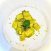 Paccheri with pea sauce